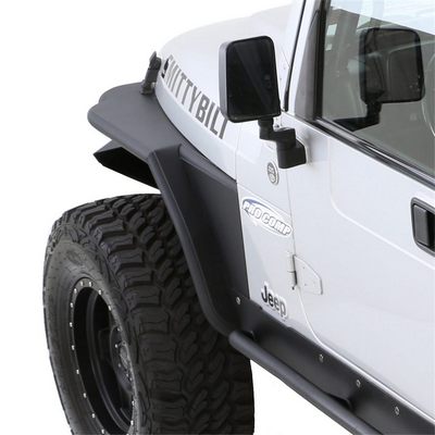 XRC Armor Front Tube Fenders with 3″ Flare (Black) – 76873 view 3
