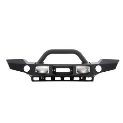 Smittybilt XRC Atlas Front Bumper with Grille Guard and Fog Light Holes (Black) – 76892 view 1
