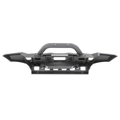 Smittybilt XRC Atlas Front Bumper with Grille Guard and Fog Light Holes (Black) – 76892 view 4