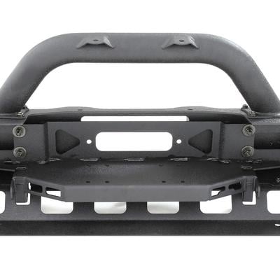 Smittybilt XRC Atlas Front Bumper with Grille Guard and Fog Light Holes (Black) – 76892 view 10