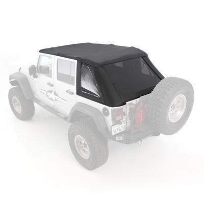 Smittybilt Bowless Combo Top with Tinted Windows and No Upper Doors (Black Diamond) – 9073235 view 2