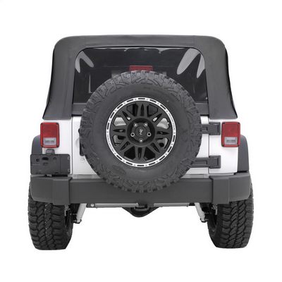 Smittybilt Replacement Soft Top with Tinted Windows and No Upper Doors (Black Diamond) – 9075235 view 4
