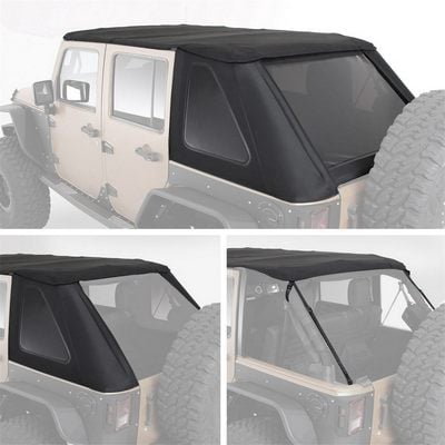 Bowless Combo Top With Tinted Windows and No Upper Doors (Black Diamond) – 9083235 view 12