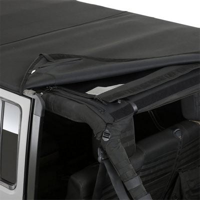 Smittybilt Bowless Combo Top With Tinted Windows and No Upper Doors (Black Diamond) – 9083235 view 4