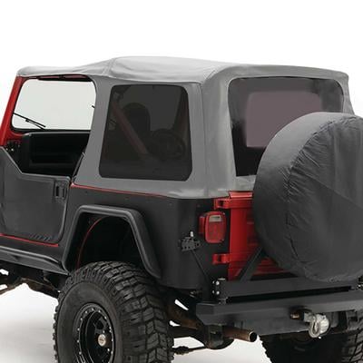 Replacement Soft Top with Tinted Windows and Upper Doorskins (Charcoal) – 9870211 view 1