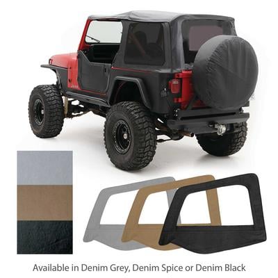 Replacement Soft Top with Tinted Windows and Upper Doorskins (Charcoal) – 9870211 view 2