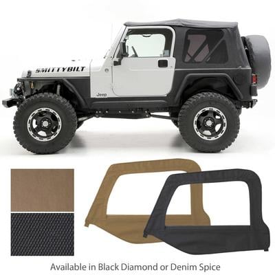 Replacement Soft Top with Tinted Windows and Upper Door Skins (Spice) – 9970217 view 3
