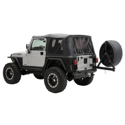 Smittybilt Replacement Soft Top with Tinted Windows and Upper Door Skins (Black Diamond) – 9970235 view 4