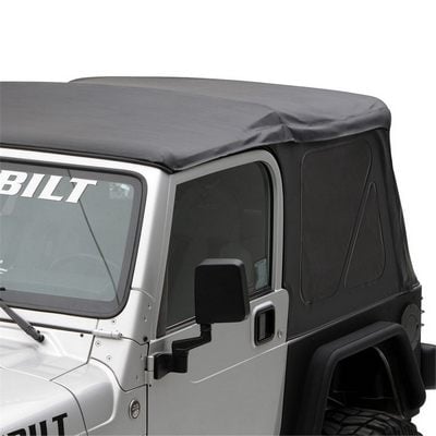 Replacement Soft Top with Tinted Windows and Upper Door Skins (Black Diamond) – 9970235 view 6