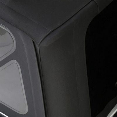 Smittybilt Premium Replacement Soft Top with Tinted Windows (ProT3k Black) – 9974235 view 2