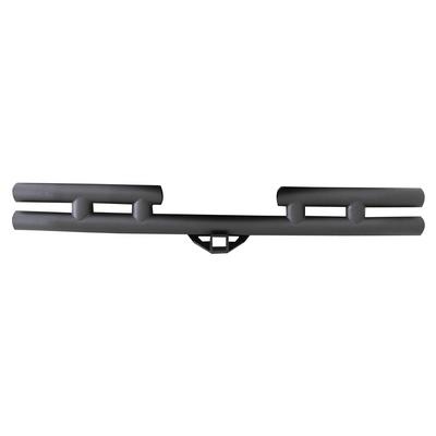 3″ Rear Tube Bumper with Hitch in Textured Black Finish (Black) – JB44-RHT view 2