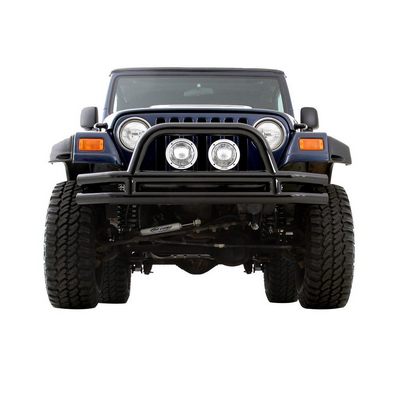 Smittybilt 3″ Front Tube Bumper with Hoop (Black) – JB48-F view 4