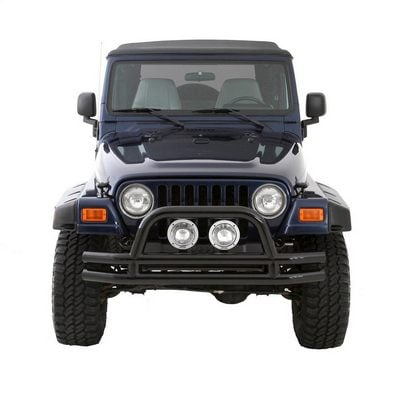 Smittybilt 3″ Front Tube Bumper with Hoop (Black) – JB48-F view 5
