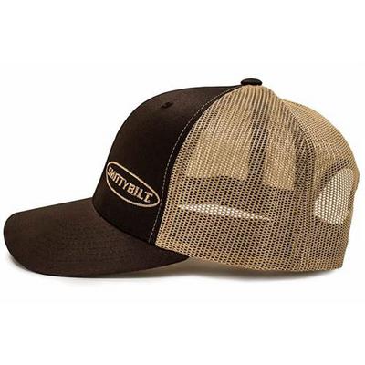 Logo Trucker Hat in Brown and Tan – MK05HT0211OS view 2